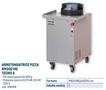 ARROTONDATRICE PIZZA RM300 MO TECNO A