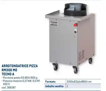 ARROTONDATRICE PIZZA RM300 MO TECNO A