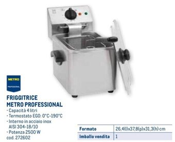 FRIGGITRICE METRO PROFESSIONAL