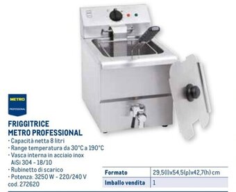 Metro FRIGGITRICE METRO PROFESSIONAL offerta