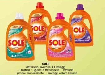 Crai Sole detersivo lavatrice 41 lavaggi offerta