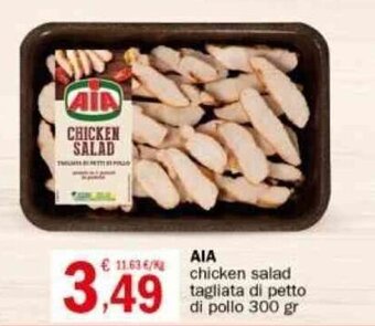 AIA chicken salad tagliata di petto di pollo 300 gr