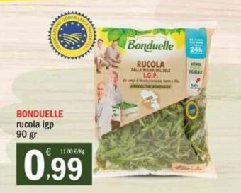 Crai BONDUELLE rucola igp 90 gr offerta