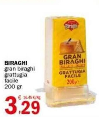 Crai BIRAGHI gran biraghi grattugia facile 200 gr offerta