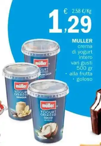 Crai MULLER crema di yogurt intero offerta