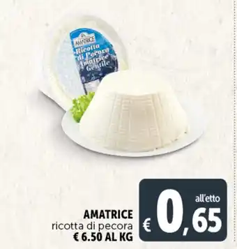 Deco Supermercati AMATRICE ricotta di pecora offerta