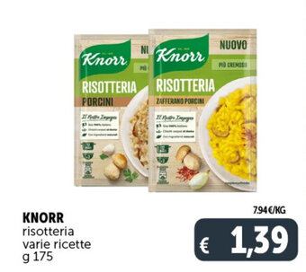 Deco Supermercati KNORR risotteria varie ricette g 175 offerta