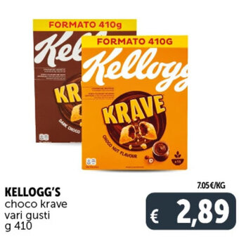 Deco Supermercati KELLOGG'S choco krave vari gusti g 410 offerta