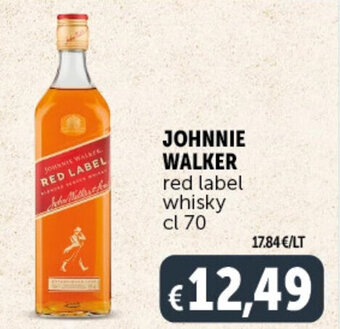 Deco Supermercati JOHNNIE WALKER red label whisky cl 70 offerta
