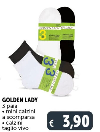 Deco Supermercati GOLDEN LADY 3 paia offerta