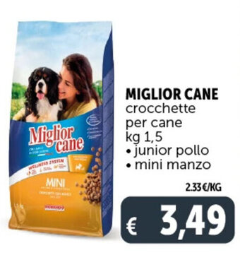 Deco Supermercati MIGLIOR CANE crocchette per cane kg 1,5 offerta