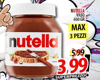 NUTELLA VASO 600 gr