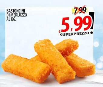 Il Genio Supermercato BASTONCINI DI MERLUZZO offerta