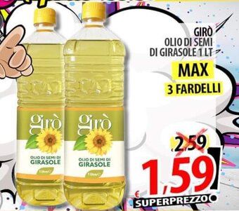 Il Genio Supermercato Girò OLIO DI SEMI DI GIRASOLE 1 LT offerta