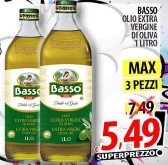 Il Genio Supermercato BASSO OLIO EXTRA VERGINE DI OLIVA 1 LITRO offerta