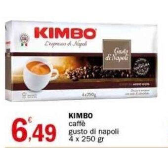 Crai KIMBO caffè gusto di napoli 4 x 250 gr offerta