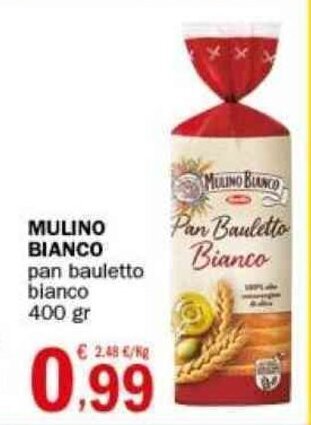 MULINO BIANCO pan bauletto bianco 400 gr