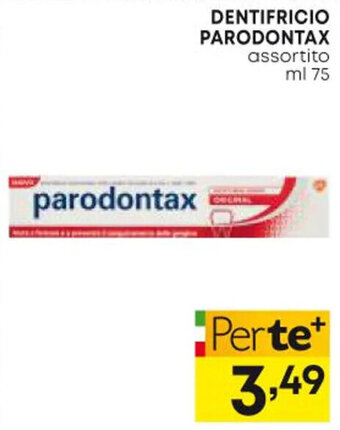 Panorama DENTIFRICIO PARODONTAX assortito ml 75 offerta