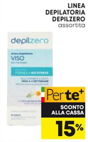 Panorama LINEA DEPILATORIA DEPILZERO assortita offerta