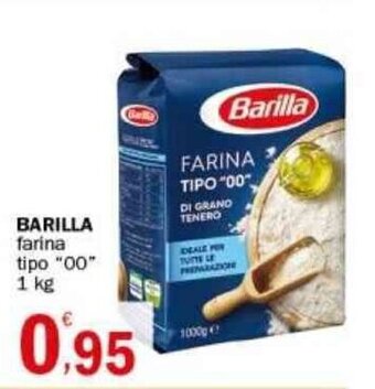 Crai BARILLA farina tipo "00" 1 kg offerta