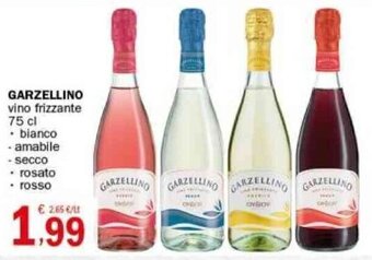 GARZELLINO vino frizzante 75 cl