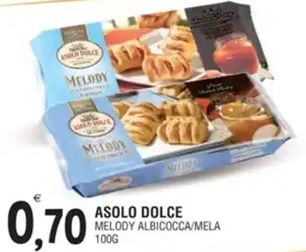 Al Discount ASOLO DOLCE MELODY ALBICOCCA/MELA 100G offerta