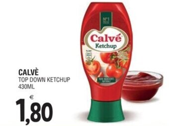 Al Discount CALVÈ TOP DOWN KETCHUP 430ML offerta