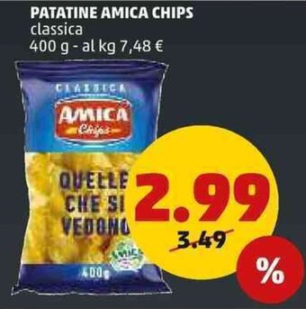 PATATINE AMICA CHIPS classica 400 g
