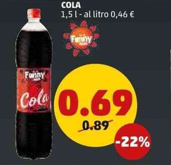 PENNY COLA 1,5 l offerta