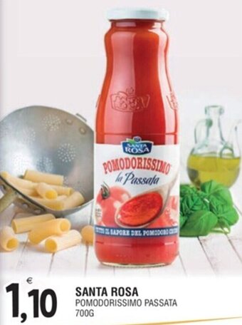Al Discount SANTA ROSA POMODORISSIMO PASSATA 700G offerta