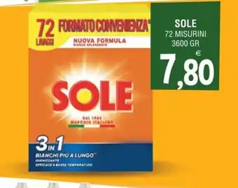 SOLE 72 MISURINI 3600 GR