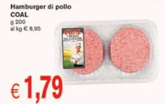 èccoMI Hamburger di pollo COAL g 200 offerta