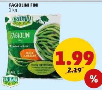 PENNY FAGIOLINI FINI 1 kg offerta