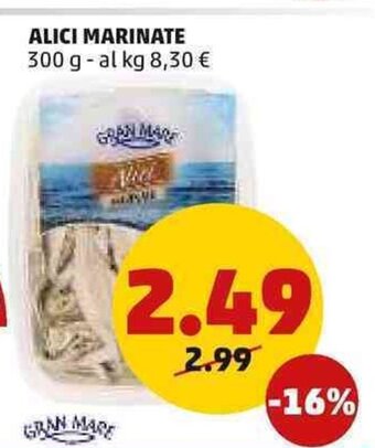 PENNY ALICI MARINATE 300 g- offerta