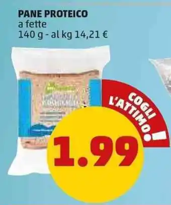 PENNY PANE PROTEICO a fette 140 g offerta