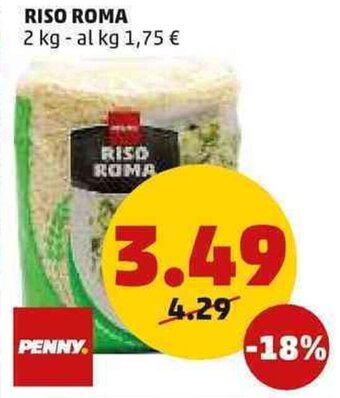 PENNY PENNY RISO ROMA 2 kg offerta