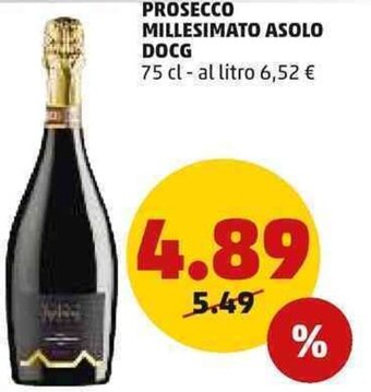 PENNY PROSECCO MILLESIMATO ASOLO DOCG 75 cl offerta