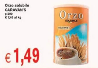 èccoMI Orzo solubile CARAVAN'S g 200 offerta