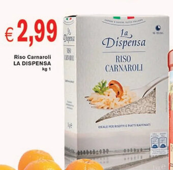 èccoMI Riso Carnaroli LA DISPENSA kg 1 offerta