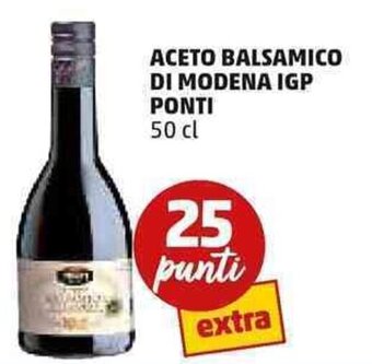 PENNY ACETO BALSAMICO DI MODENA IGP PONTI 50 cl offerta