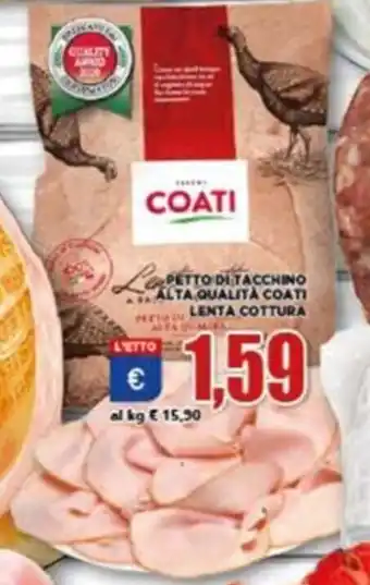 PETTO DI TACCHINO ALTA QUALITÀ COATI LENTA COTTURA
