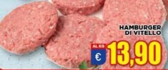 Vivo Supermercati HAMBURGER DI VITELLO offerta