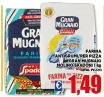 Vivo Supermercati GRAN MUGNAIO Farina Antigrumi Per Pizza 1 kg offerta