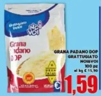 Vivo Supermercati GRANA PADANO DOP GRATTUGIATO NOI&VOI 100 pz offerta