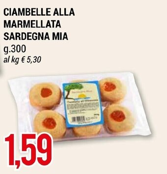 CIAMBELLE ALLA MARMELLATA SARDEGNA MIA g.300