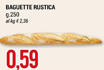 BAGUETTE RUSTICA g.250