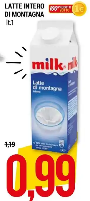 Hardis LATTE INTERO DI MONTAGNA 1 lt offerta