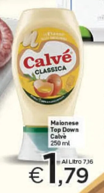 Crai Maionese Top Down Calvè 250 ml offerta