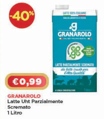 Crai GRANAROLO Latte Uht Parzialmente Scremato 1 Litro offerta