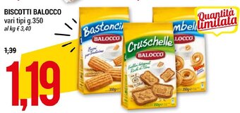 BISCOTTI BALOCCO vari tipi g.350